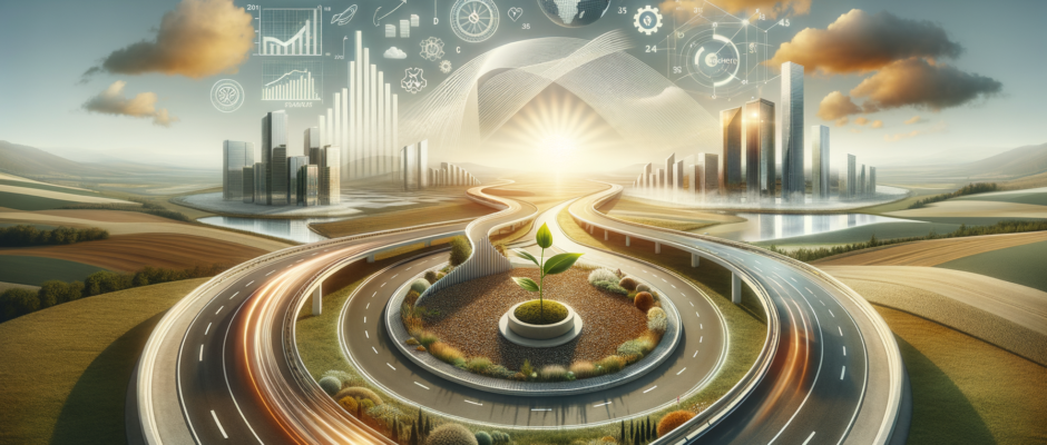 Widok na nowoczesne biurowce w Warszawie w województwie mazowieckim, symbolizujące rozwój i wyzwania biznesu w regionie.